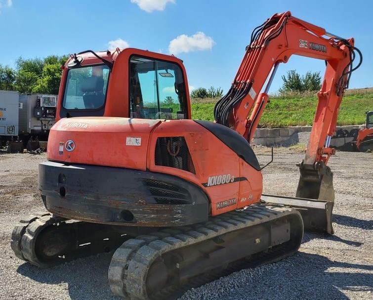 2008 Kubota KX080-3 Mini Excavator